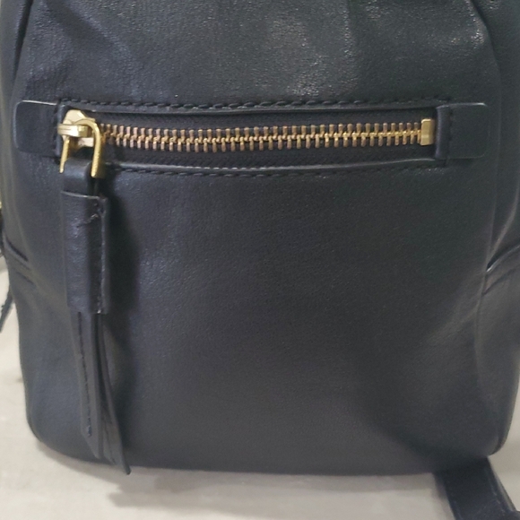 Fossil Midnight Black Backpack with Gold Accents - Picture 11 of 14